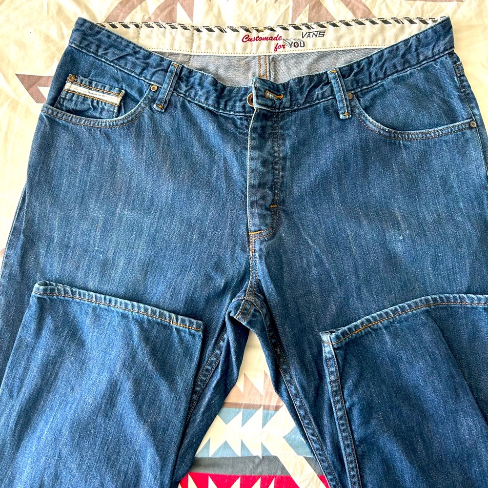 VANS Slim Fit Indigo Stretch Jeans Mens Size 36x30